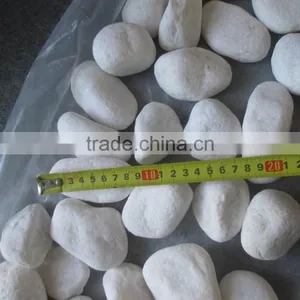 Snow White Pebble Stone for Garden thumbnail-3