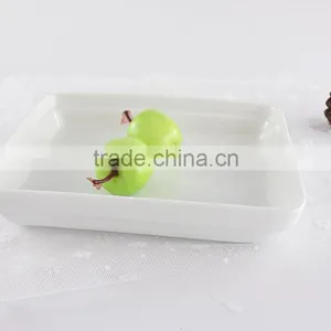 Chaozhou Factory Direct Wholesale Rectangular Porcelain Tray Dishes, Ceramic French Fries Plates thumbnail-3