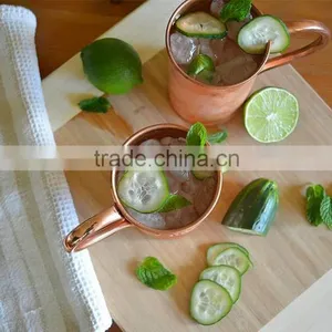 Copper Mug Set of 2 | Moscow Mule Mug 100% Copper | Copper Mug Manufacturer thumbnail-1