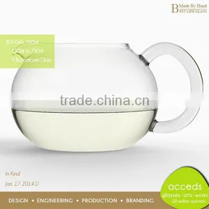 2014 Unique New Design Borosilicate 450Ml Glass Teapot thumbnail-3