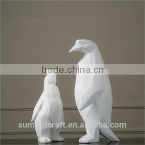 Stylish Resin White Animal Statue Modern Home Decoration thumbnail-6