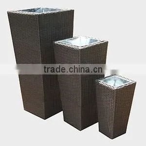 Garden Rattan Flower Pot thumbnail-2