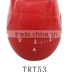 New Design Plastic Rose Shape Mechanical Timer/Sound Kitchen Timer thumbnail-1