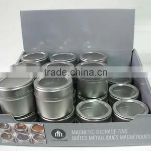 Wholsesale Cheap High Quality Metal Magnetic Tin Jar Tin Pot thumbnail-1