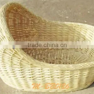 Natural Material Woven Baby Basket / Safe Baby Bassinet thumbnail-4