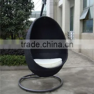 Garden Wicker Furniture Hanging Chair With Stand thumbnail-2
