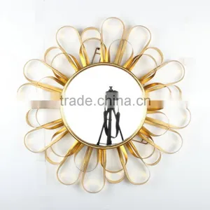Interior Metal Frame Decorative Silver Mirrors thumbnail-6