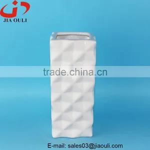2016 NEW Design Home Decoration White Ceramic Tall Vase, Flower Vase thumbnail-2