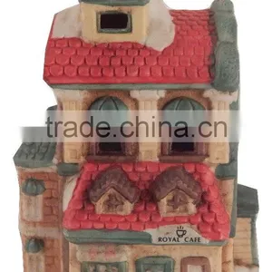 Hand Painted Porcelain Christmas Village thumbnail-1