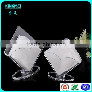 Unique Style Acrylic Organizer Tissue Acrylic Boxes Napkin Display Stand for Tissue thumbnail-1