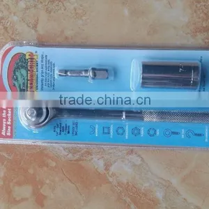 Genuine Universal Socket Ratchet Wrench Power Drill Adapter Set Tool thumbnail-1