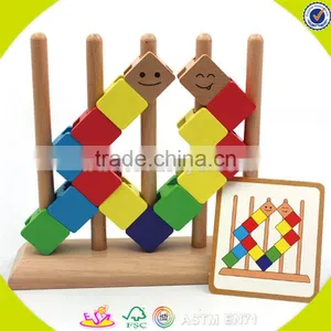 Wholesale Interesting Wooden Building Blocks Toy Special Kids Wooden Building Blocks Toy Colorful Building Blocks Toy W13D097 thumbnail-5