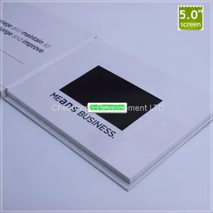 Printing 5 Inch Lcd Video Brochure Card For Business Promotion Or Wedding Gift thumbnail-2