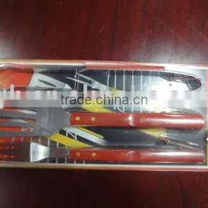 3pcs Stainless Steel Bbq Sets thumbnail-1