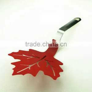 33062 Stainless Steel Handle Maple Leaf Kitchen Nylon Shovel Spatula Turner, Cake, Egg Turner Spatula Shovel thumbnail-3