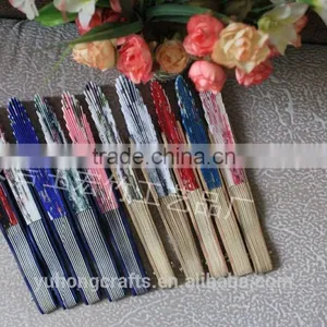 Best Gift Bamboo Fabric Hand Fan thumbnail-5