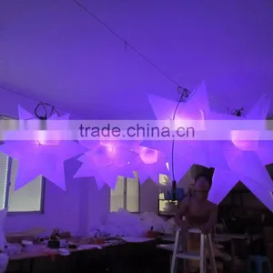 Custom Make Inflatable LED Stars Colorful Wedding Celebration Lighting Inflatable Star thumbnail-1