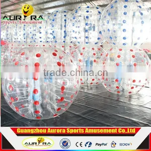 High Quality Outdoor Inflatable Giant Bubble Ball Suit Plastic Bubble Ball Glass Ball for Sale thumbnail-1