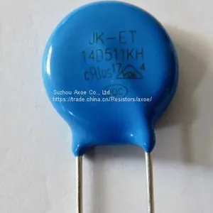 Варистор, металлооксидный варистор, MOV, дисковый керамический резистор 14D511K thumbnail-1