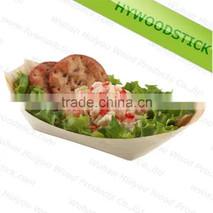 Natural Disposable All Size Food Box Decorate Boat Sushi Boat Pine Boat thumbnail-6