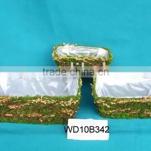 Moss and Sisal Flower Pots thumbnail-1