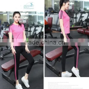 Wholesale Clothing Apparel OEM Spandex+nylon Sports Wears Sets for Women 2016 thumbnail-2