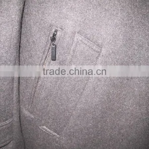 Men Coat /blazer With 2 Zipper Pockets and Lapel Collar thumbnail-2