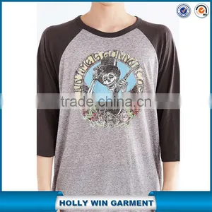 Mens 3/4 Sleeve Raglan t Shirt From Streetwear Label thumbnail-1