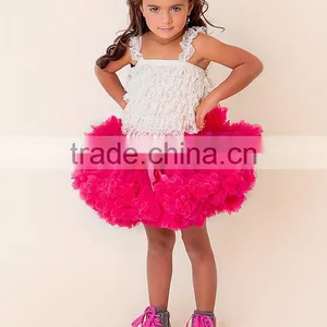 Hot Sale Baby Boutique Dresses TuTu Pettskirts Ruffle Fluffy TuTu Dress thumbnail-1