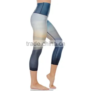 Fitness Gym Wear Sports Wear Eco-Friendly Custom Printed Yoga Leggings For Women thumbnail-3