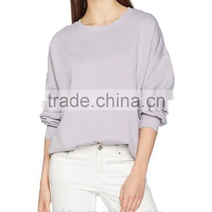 Custom Plain 100% Polyester Hoodies for Women thumbnail-2