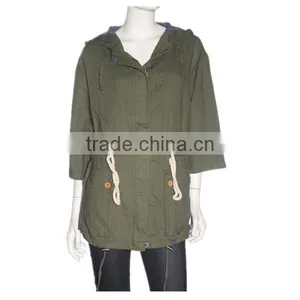 2014-2015 Women-long-coat-turkey Green Women Short Sleeve Jacket thumbnail-2