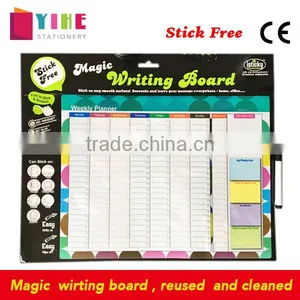 Children Magic Writing Board Reuse and Cleanable Stick Free Planner Board With Marking Pen thumbnail-1