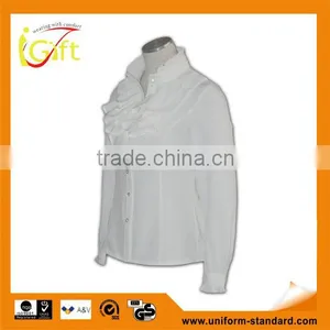 Hot Sales Factory Price Tailored Made Popular Fashion Wedding Dress Shirt thumbnail-1