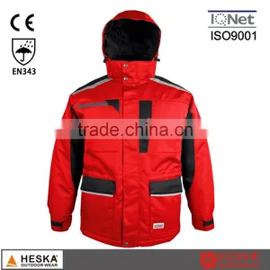 Good Design Winter Parka Men Safety Clothing With Tape Seam EN343 thumbnail-3