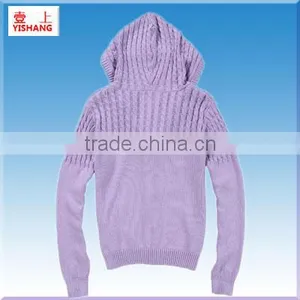 Woman With Hat and Sweater Coat Men's Fashion Sweater thumbnail-3