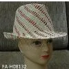 Hand Woven Paper Straw Trilby Hat For Ladies thumbnail-1