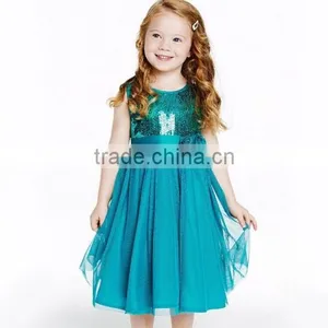 2017 Summer New Children 's Clothing ,girls Dress , Net Yarn Dress thumbnail-2