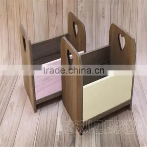 Wood Stain Bed Newborn Posing Crate Bed Baby Wooden Deep Box Photography Props thumbnail-1