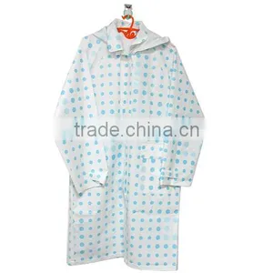 Hot Sale! High Quality Waterproof PVC/Polyester Raincoat thumbnail-2