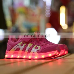 Latest AIR Led Light up Shoes Children Kids Led Shoes Sneakers Wholesale Footwear thumbnail-4