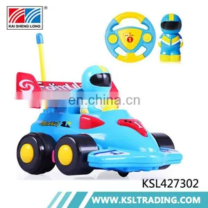 Plastic 2 CH Cartoon F1 Remote Control Car Toys for Sale thumbnail-1