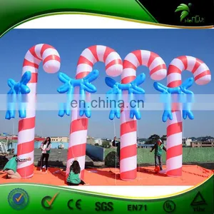 Hongyi 3 m Custom Inflatable Christmas Stick / Inflatable Ornament, Christmas Ddecoration for Sale thumbnail-1