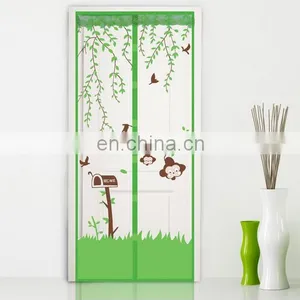Newest Qualified Printing Item Summer Prevent Mosquito Curtain Portiere Magic Magnets Screen Door thumbnail-1