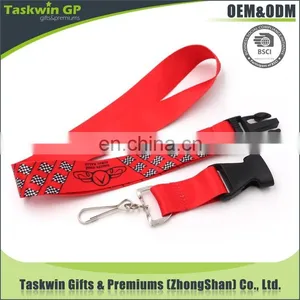 Top Quality Cheap Sublimation Key Polyester Lanyards With Movable Clip thumbnail-4