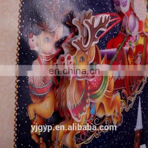 Cheap Customized 3D Christmas Pvc Hanging Sticker thumbnail-3