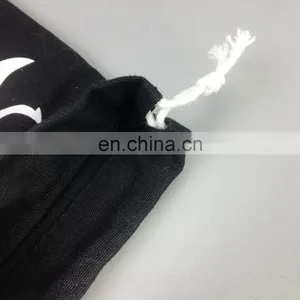 Custom Logo Cheap Cotton Shoe Bag Packaging Drawstring Bags With Two Strings thumbnail-6
