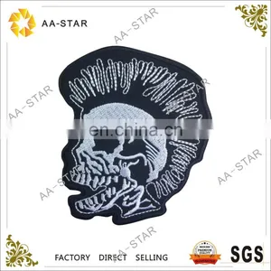 Skull Warrior Ready Made Embroidery for Clothing thumbnail-1