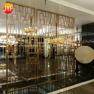 JYF001 Gold Stainless Steel Seat Screen Partition thumbnail-4