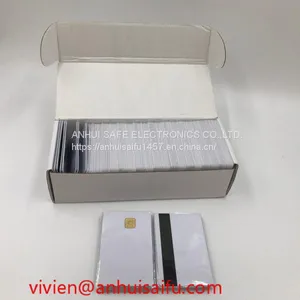 Inkjet SLE4428 Chip Card With Hico 3-track Magnetic Strip thumbnail-2